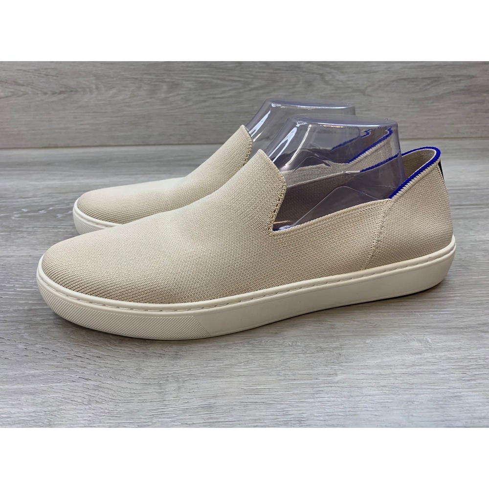 Rothys The Sneaker Women's Sand Tan Knit Slip On Shoes 11.5 Casual Shoes